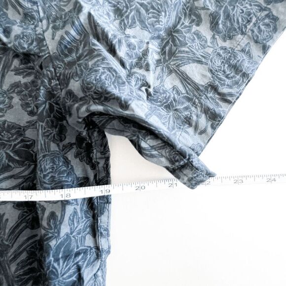 Billabong Mens Casual Button Down Tailored Fit Stretch Shirt Floral Black Large - Picture 4 of 6